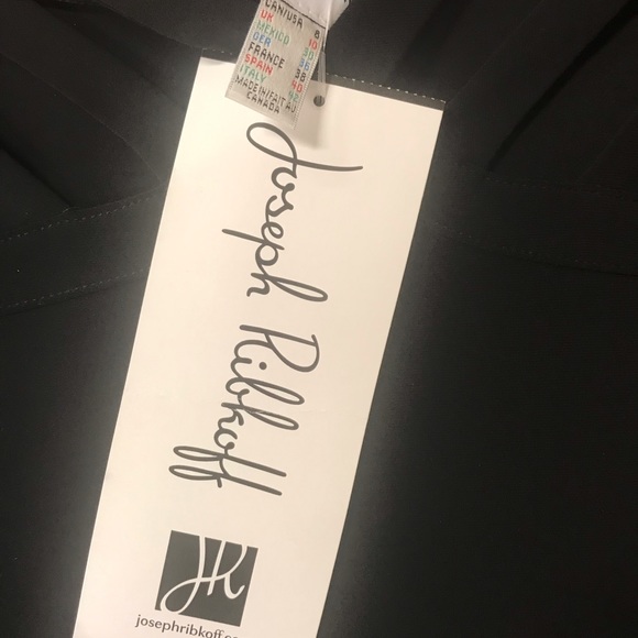 NWT Joseph Ribkoff Size 8 Slotted Neckline Shirt - Picture 2 of 3